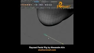 Демонстрация лицевой анимации с использованием Raycast &mdash; Maya Bifrost