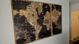 Review for Aspire Stanford World Map Wall Decor Set of 3