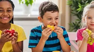 WonderPop Kidz | The Fruit Song! 🍎🍌 Learn Fruit Names for Kids | WonderPop KiDZ Nursery Rhyme