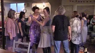 French and Irish Dancing At The Fastnet Maritime and Folk Festival, Ballydehob