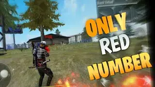 ONLY RED NUMBER 🎯 | Free Fire | Ng Army