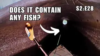 Kayaking Through a Tunnel to Catch a Fish!