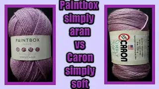 Paintbox simply aran vs caron simply soft