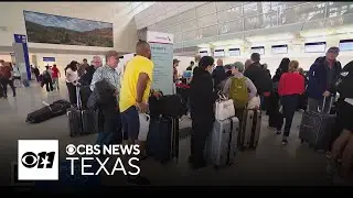 DFW International Airport says weekend between Christmas and New Year's is their busiest