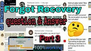 How to Unlock GB WhatsApp Chat lock | How to unlock FM WhatsApp Chat Lock | Gipsy Neeraj
