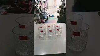 6 pcs tumbler Glass set for juice #shorts