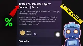 Types of Ethereum's Layer 2Solutions | Part 4 | Tapswap Code #tapswapcode