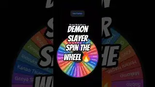 Bro tryna be Zenitsu😭 #spinthewheel #demonslayer #tanjiro #nezuko #infinitycastle #kimetsunoyaiba