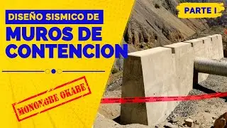 ✅ DISEÑO SISMICO DE MUROS DE CONTENCION │Método Monobe Okabe │paso a paso ✍️