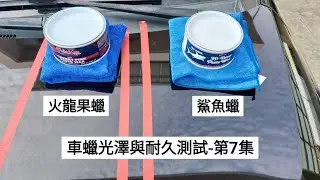 [車蠟光澤與耐久測試-第7集] 鯊魚蠟與火龍果蠟-美國Finish Kare-Hi Temp Paste Wax & Cherry Pink Paste Wax