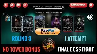Tower of Horror 200▪️Round 3 🎮 Mortal Kombat Mobile/MK Mobile/MKM #mortalkombatmobile #mkmobile #mkm