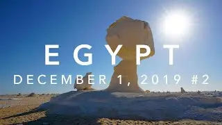エジプト旅行 白砂漠と黒砂漠 Day 2 /クリスタルマウンテン/砂漠温泉/Airbnb/Egypt trip: White Desert and Black Desert