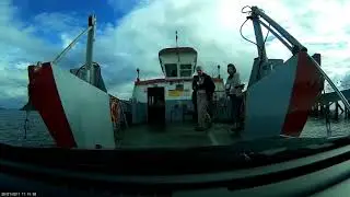Disembarking Cromarty Ferry in Nigg