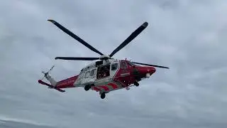 HM Coastguard exercise on the Firth of Clyde