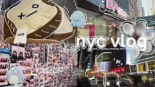 NYC VLOG 🎐🏙️ // food, shopping, traveling, line friends, kpop, exploring, and more&hellip; ⋆ ˚｡⋆୨୧˚