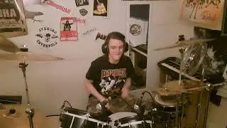DRAG THE WATERS - PANTERA DRUM COVER    #music #pantera #drums #drumcover #trending #drummer #metal 