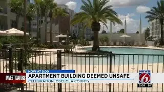 Apartment building deemed unsafe