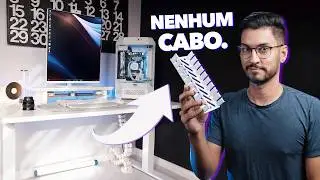 A solução definitiva para ORGANIZAR os cabos da mesa! (tutorial cable management)