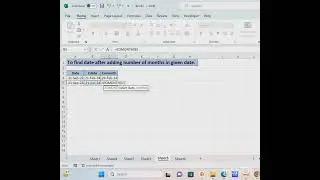 Find date after adding number of months.