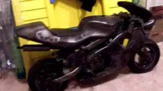 my wife and sons bikes