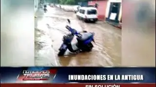 Fuertes lluvias en La Antigua Guatemala - Noticieros Televos
