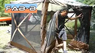Test tente hexagonale pop-up VEVOR (version 12ft/365cm)