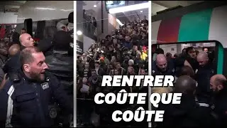 Les images oppressantes des tensions entre voyageurs et agent de sécurité gare du Nord