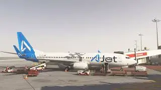 MSFS2024 PMDG 738 ANADOLU JET SİSLİ HAVADA ANKARA İNİŞİ