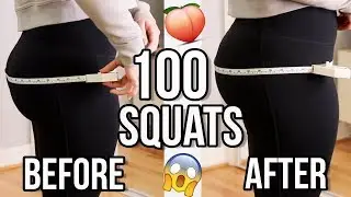 100 Squats Challenge Before & After Results
