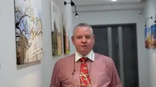 Speaking Club at UK School of Business in Tashkent with Mr. David