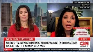Доктор Рой в интервью CNN рассказал о предупреждении FDA о потенциально опасных побочных эффектах...