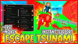 🔥 SCRIPT PARA ESCAPA DEL TSUNAMI POR BRAINROTS | AUTO FARM - MODO DIOS - TP GAP | ROBLOX DELTA