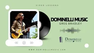 Guitar Lesson: C Major Scale / with Greg Bradley - Dominelli School of Music