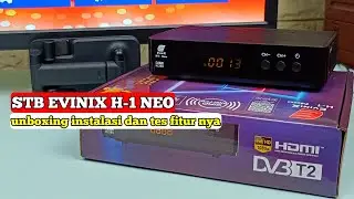 REVIEW SET TOP BOX EVINIX H-1 NEO dan cara pemasangan ke tv