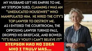 She’s just a housewife!’ my stepson laughed in court—until the judge recognized me as his mentor.
