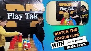 Match The Colour Cups (Om & Nairaa) Host Priya