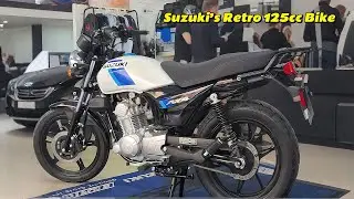 Suzuki&rsquo;s Retro 125cc Bike Leaked! | Classic Looks, Modern Tech