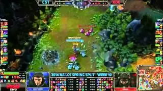 Team Coast vs XDG | CST vs XDG | 2014 NA LCS Spring Split W10D1 G3 [HQ]