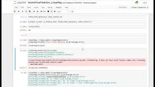 Quant Trading 3:#Finance:Price prediction of stock  based total trad Quantity at EOD using sing ML .