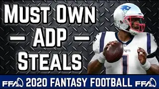Must Own ADP STEALS - 2020 Fantasy Football