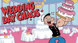 Popeye - Nearlyweds | Classic Popeye the Sailor Cartoon (Full Episode in English)