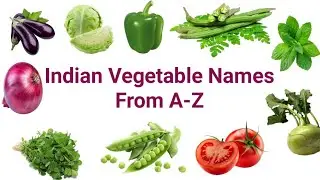 A to Z Indian Vegetable Names ll #Vegetable Names with Picture ll Shital e-Learning ll #Vegetables