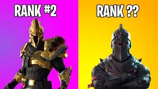TOP 10 BEST TIER 100 SKINS IN FORTNITE! (Worst To BEST!)