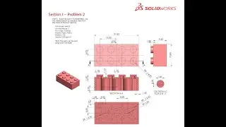 Solidworks CSWA Exam Practice | PART MODELLING | Section I - 2