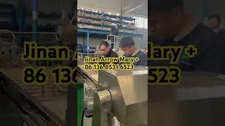 Pellet Fryums snacks short cutting pellet sticks extrusion machine testing before shipment