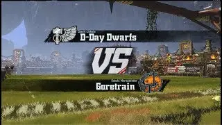 Blood bowl D-Day Dwarfs VS Goretrain CL s22m9