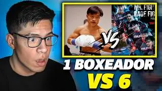 JOVEN BOXEADOR HUMILLA A 6 BOXEADORES TAILANDESES