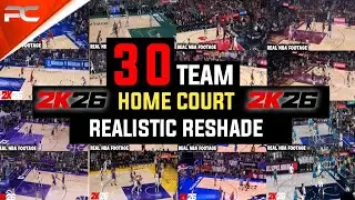 NBA 2K26 30 TEAM HOME COURT REALISTIC RESHADE | ССЫЛКА ДЛЯ СКАЧИВАНИЯ