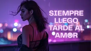 Siempre Llego Tarde al Amor | Reggeaton i pop Urbano / Desamor y Esperanza
