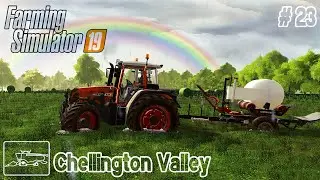 Clover Bale Silage & Full Animal Feeding | Chellington Valley Seasons # 23 | FS19 TimeLapse